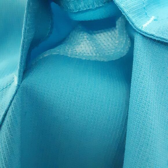 Columbia Omni Shade Womens Button Up Shirt L Blue Short Sleeve Vented - Picture 7 of 9